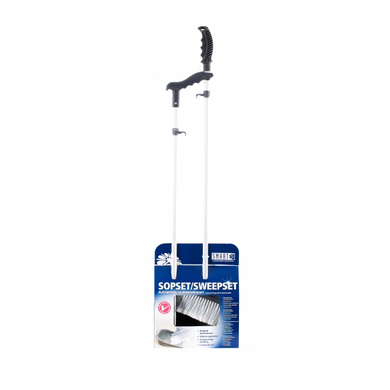 SMART Broom and Dustpan Set  Šaupele ar pievienojamu birsti 1 gab
