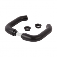 Melns anodēts alumīnija roktura pāris - 3006B 60,5mm; 127mm