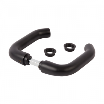 Melns anodēts alumīnija roktura pāris - 3006B 60,5mm; 127mm