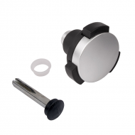 Bērnu necaurlaidīga drošības poga - Kidloc -2. Anodēta alumīnija un poliamīda drošības poga, kas nodrošina bērnu drošību