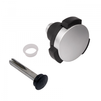 Bērnu necaurlaidīga drošības poga - Kidloc -2. Anodēta alumīnija un poliamīda drošības poga, kas nodrošina bērnu drošību