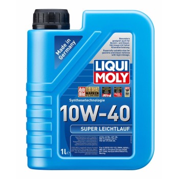 LIQUI MOLY Pussintētiskā motoreļļa SUPER LEICHTLAUF 10W40 1L