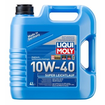 LIQUI MOLY Pussintētiskā motoreļļa SUPER LEICHTLAUF 10W40 4L