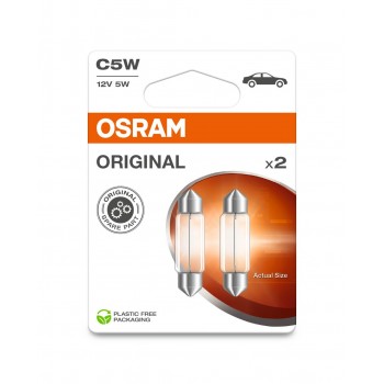 OSRAM ORIGINAL 12V C5W 5W 12V SV8.5-8 2 gb