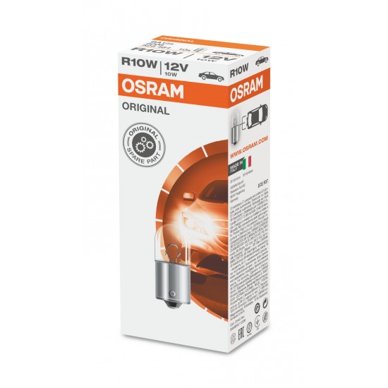 OSRAM ORIGINAL 12V R10W 10W 12V BA15S