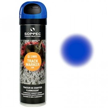 Track Marker zili marķēšanas krāsa, Soppec 500 ml