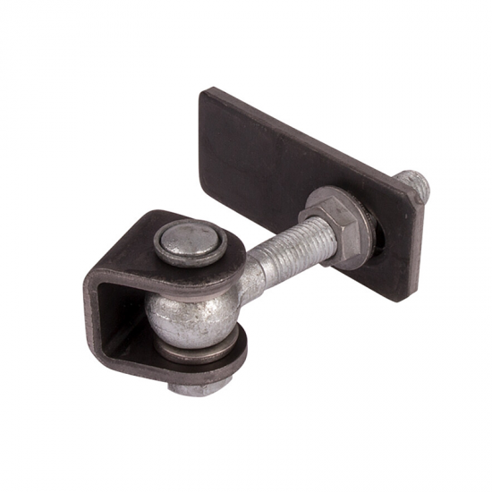 Trīsvirzienu regulējama 180° eņģe - GBMU – melnā metāla M16-110-50mm