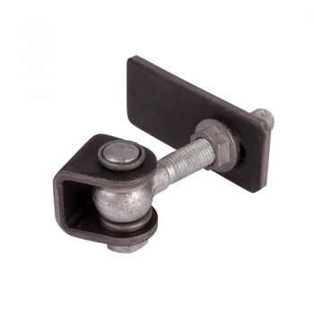Trīsvirzienu regulējama 180° eņģe - GBMU – melnā metāla M20-130-50mm