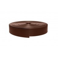 Žoga lamile MIKKO 4,75cm x 35m (750 g/m2) RAL8017 brūna + 28 gab. turētāji