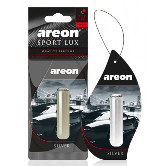 Areon Liquid Sport Lux Silver gaisa atsvaidzinātājs, 5ml