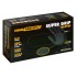 Nitrila cimdi super grip M, melni (80gb.)