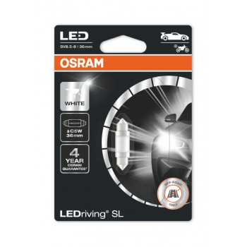 OSRAM LEDriving SL 0.6W 12V C5W (36 mm) SV8.5-8 6000K