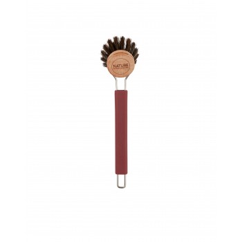 SMART Microfiber Dish brush silicon burgundy Birste trauku mazgāšanai 1 gab