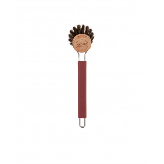 SMART Microfiber Dish brush silicon burgundy Birste trauku mazgāšanai 1 gab