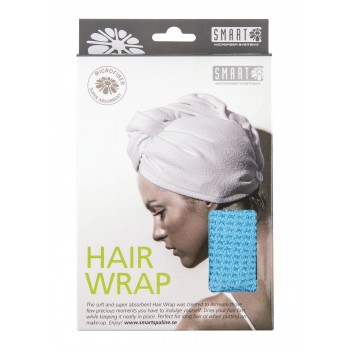 SMART Spaline Hairwrap blue Turbānveida dvielis matiem 1 gab