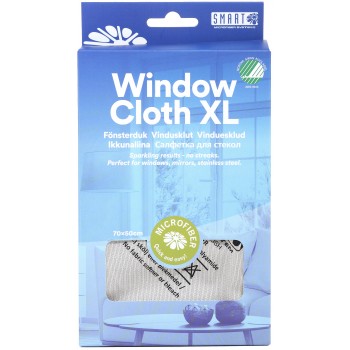 SMART Window Polish Cloth XL BULK Lupatu komplekts stiklu tīrīšanai 70x50cm 10 gab