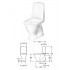 WC kompaktpods WC2/4,vert, plānais vāks, OCEANIC