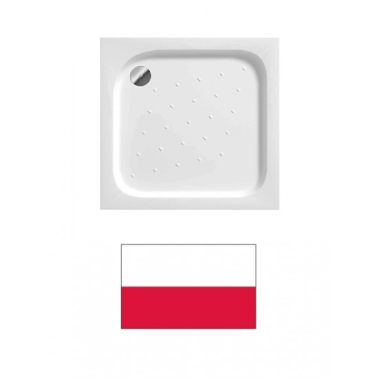 Dušas paliktnis akrila 90cm (kvadr.), FUNKIA