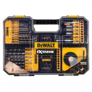 EXTREME uzgaļu un urbju komplekts, DeWALT, 100 gab.