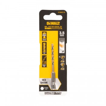 Metāla urbja uzgalis HEX 1/4, 3,5 mm, DeWALT