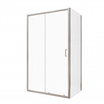 Dušas durvis VENTO Asti 100X195 cm, stikls 6mm Easy Clean caurspīdīgs, hromēts profils