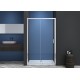 Dušas durvis VENTO Asti 100X195 cm, stikls 6mm Easy Clean caurspīdīgs, hromēts profils