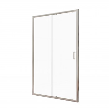 Dušas durvis VENTO Asti 110X195 cm, stikls 6mm Easy Clean caurspīdīgs, hromēts profils