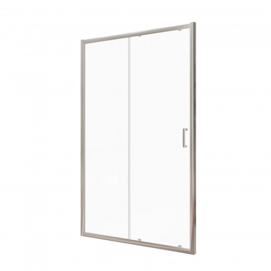 Dušas durvis VENTO Asti 110X195 cm, stikls 6mm Easy Clean caurspīdīgs, hromēts profils