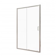 Dušas durvis VENTO Asti 120X195 cm, stikls 6mm Easy Clean caurspīdīgs, hromēts profils