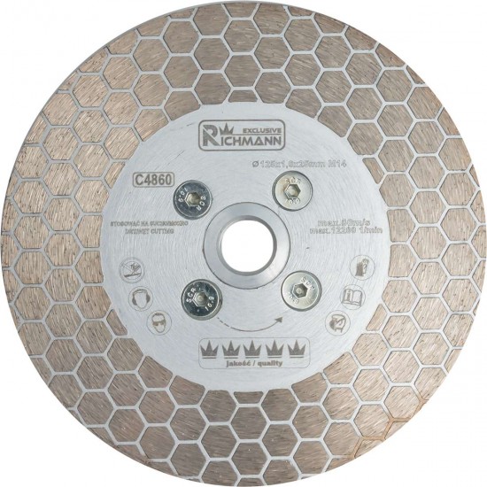 Richmann dimanta griešanas un slīpēšanas ritenis M14 125x1,6 MM