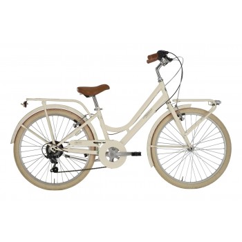 Meiteņu pilsētas velosipēds Milly 24 CTB 6S, 24", Krēmkrāsas dzeltens