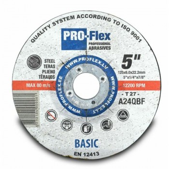 Slīpripa Pro-Flex, 125x6.0x22.2mm