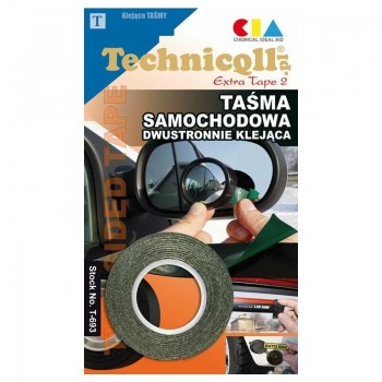 Technicqll Abpusējā līmlenta automobiļiem 19mm x 1,5m