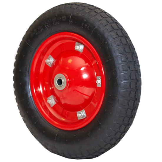 Pneimatisks ritenis, metāla disks, lodīšu gultņi 13*3.0-8", 16*90mm ASS/AXLE
