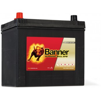 BANNER RUNNING BULL akum. EFB 12V 65Ah +- 550A 233x173x203/225mm