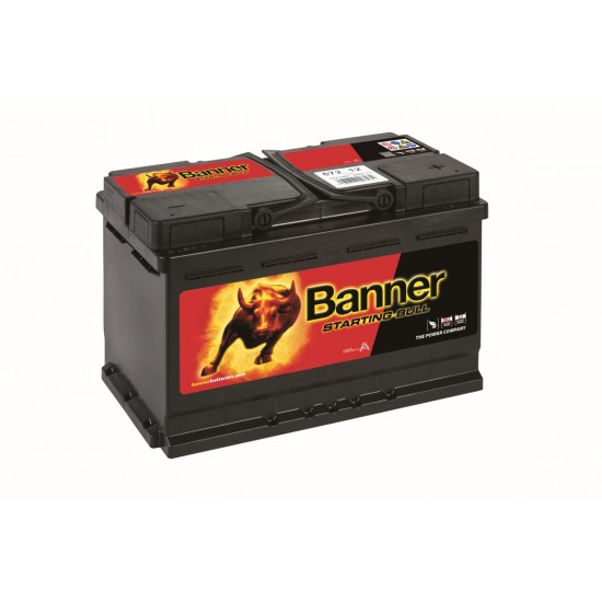 BANNER STARTING Bull Ca/Ca akum. 12V, 72Ah, 650A 278x175x190