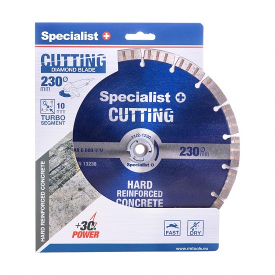SPECIALIST+ dimanta disks PREMIUM, 230 x 10 x 22,23 mm