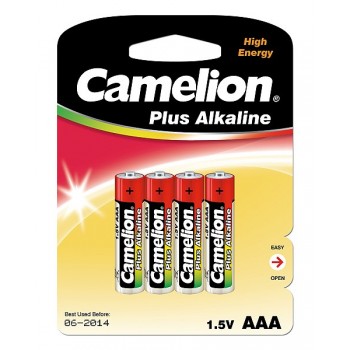 Elementi sārmains, LR03-BP4, AAA, CAMELION, 4 gab.