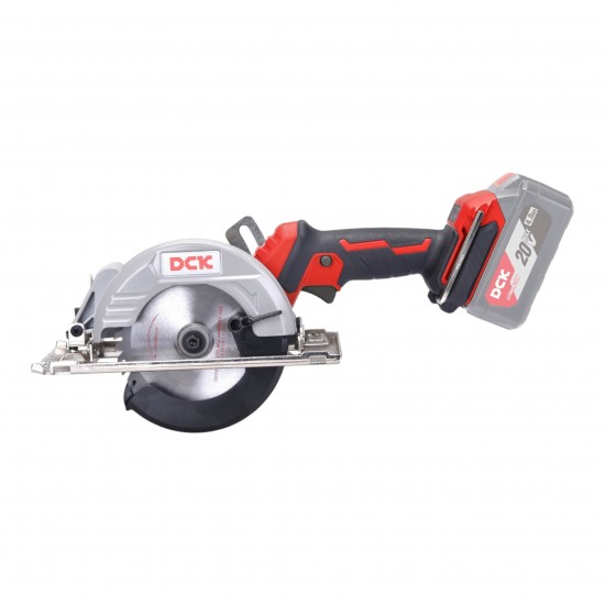 Bezvada bezsuku cirkulārais zāģis 125mm, 20V, KDMY125Z, DCK (bez akumulatora un lādētāja)