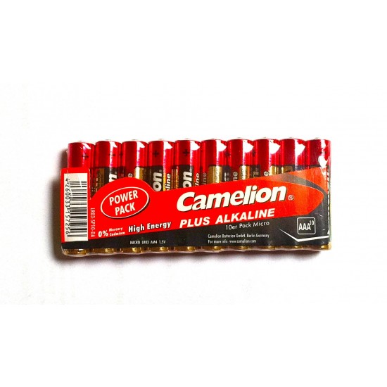 Elementi sārmains, AAA, LR03-B10, CAMELION, 10 gab.
