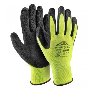 Cimdi ar lateksa pārklājumu Active Grip, 7/S, ACTIVE GEAR