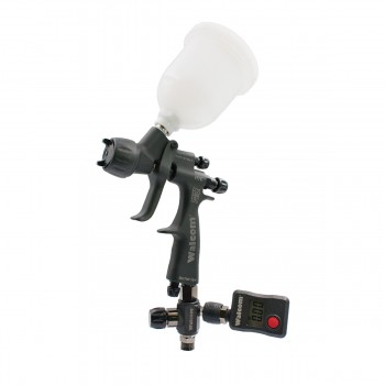 Krāsu pistole MINI Genesi Carbonio HALO 1.0mm ar manometru