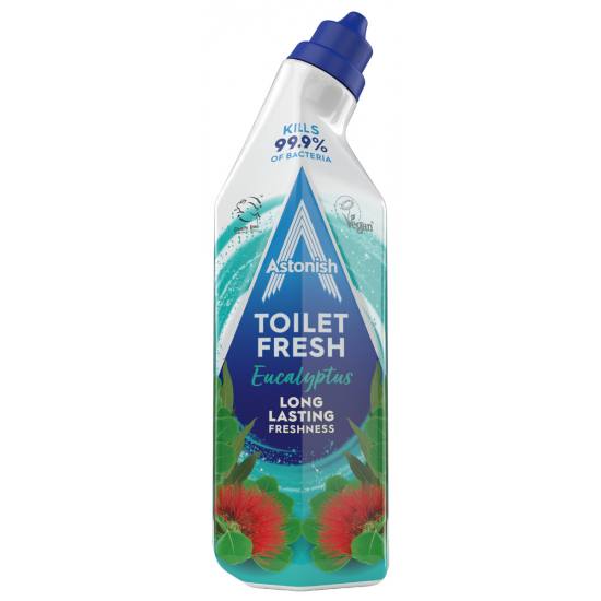 ASTONISH WC Toilet Fresh Gel Eucalyptus Tualetes podu tīrīšanas gēls 750ml
