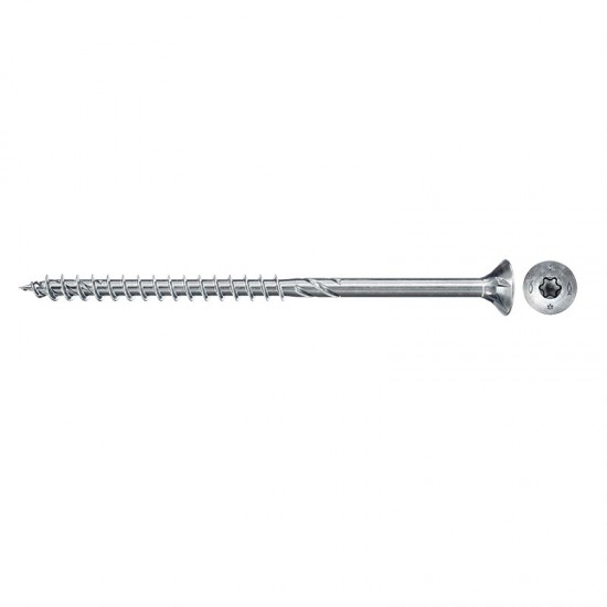 Kaste Kokskrūves TORX 6,0x160 baltas 100