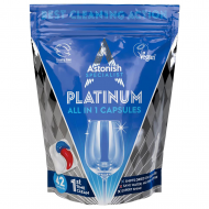 ASTONISH Specialist Platinum All in 1 Dish Wash Capsules Kapsulas trauku mazgājamajai mašīnai 42 gab