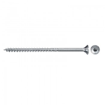 Kaste Kokskrūves TORX 6,0x180 baltas 100