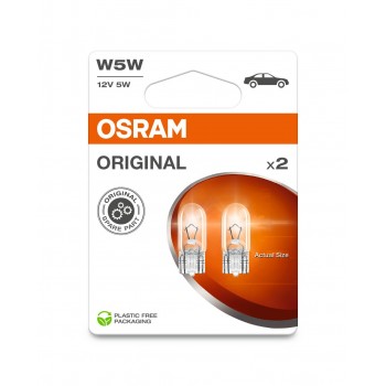 OSRAM ORIGINAL 12V W5W 5W 12V W2.1X9.5D 2 gb