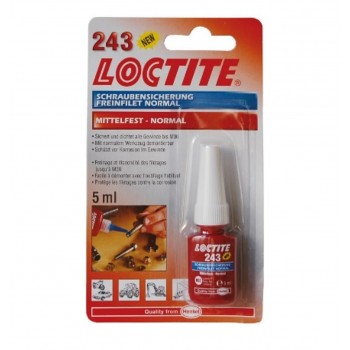 LOCTITE Vidējas stiprības vītņu fiksators 243, zils, 5 ml