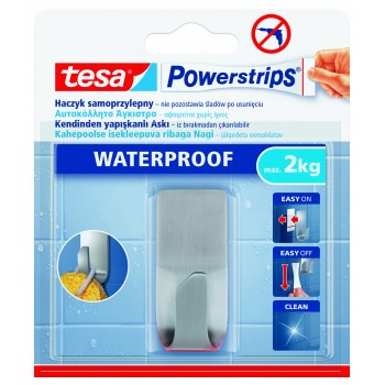 TESA Powerstrips ūdensizturīgs āķis Zoom 1gb