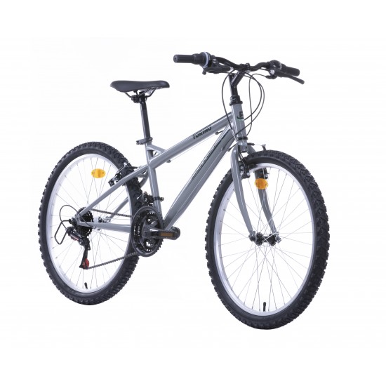Vīriešu velosipēds 24'' ''TORINO', pelēks